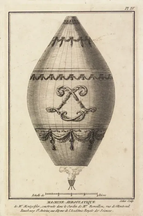 Framed Print : Montgolfier balloon Framed Print : Montgolfier balloon