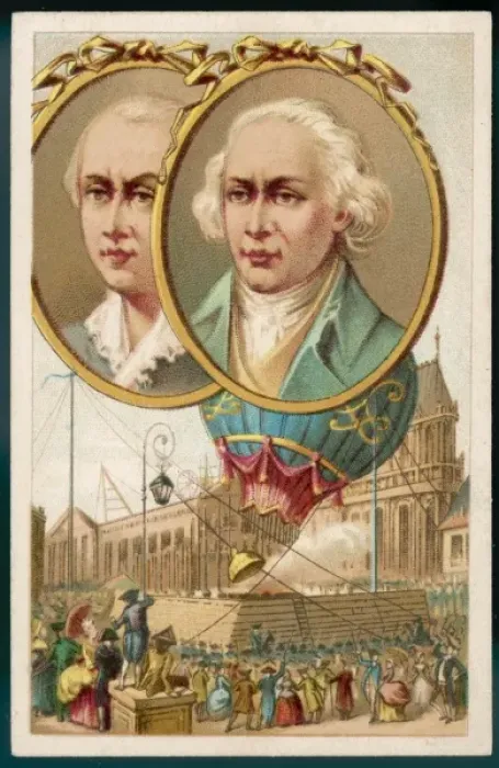 Framed Print : Montgolfier Brothers Framed Print : Montgolfier Brothers