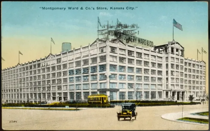 Framed Print : Montgomery Ward Store Framed Print : Montgomery Ward Store