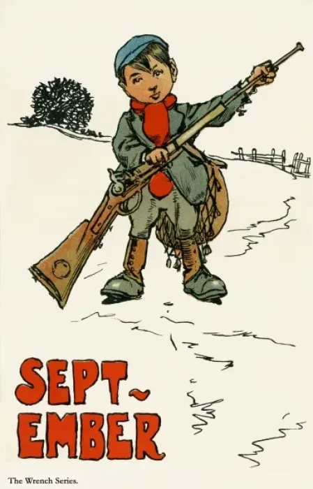 Framed Print : Months of the Year - September Framed Print : Months of the Year - September