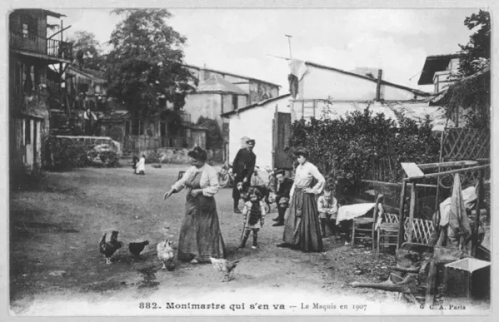 Framed Print : Montmartre  /  Maquis 1907