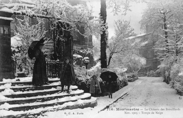 Framed Print : Montmartre / Snow 1905 Framed Print : Montmartre / Snow 1905