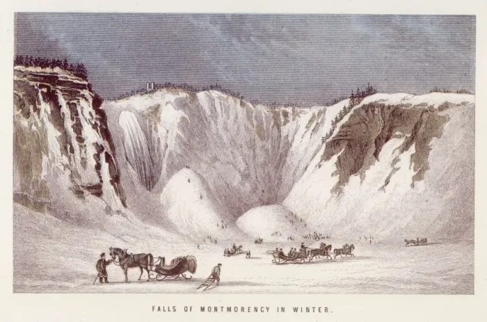 Framed Print : Montmorency Falls Framed Print : Montmorency Falls