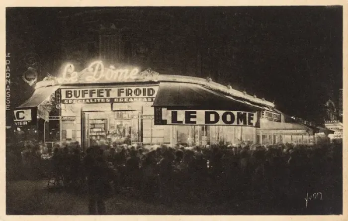 Framed Print : Montparnasse, Pars, France - Le Dome Restaurant Framed Print : Montparnasse, Pars, France - Le Dome Restaurant