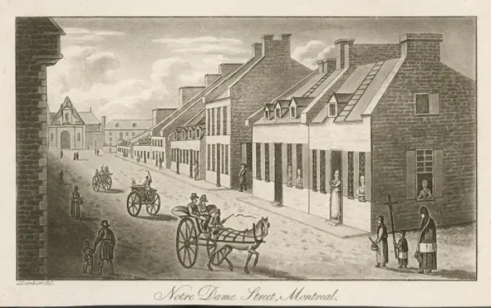 Framed Print : Montreal Street Scene Framed Print : Montreal Street Scene