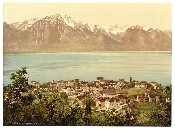 Montreux, Savoy Mountains, Geneva Lake, Switzerland