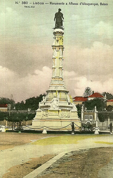 Monument to Afonso de Albuquerque, Belem, Lisbon, Portugal