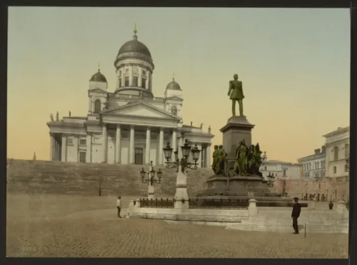 Framed Print : Monument of Alexander II, Helsingfors, Russia, i. e. Helsink Framed Print : Monument of Alexander II, Helsingfors, Russia, i. e. Helsink