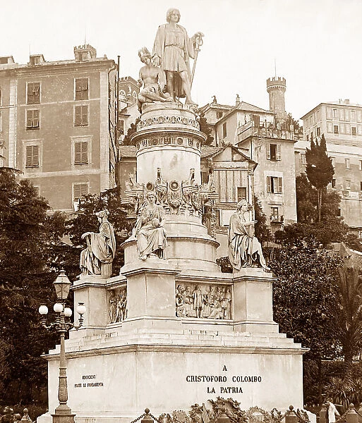 Monument to Christopher Columbus, Genoa, Italy