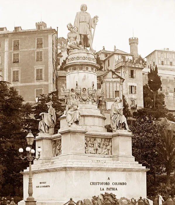 Framed Print : Monument to Christopher Columbus, Genoa, Italy Framed Print : Monument to Christopher Columbus, Genoa, Italy