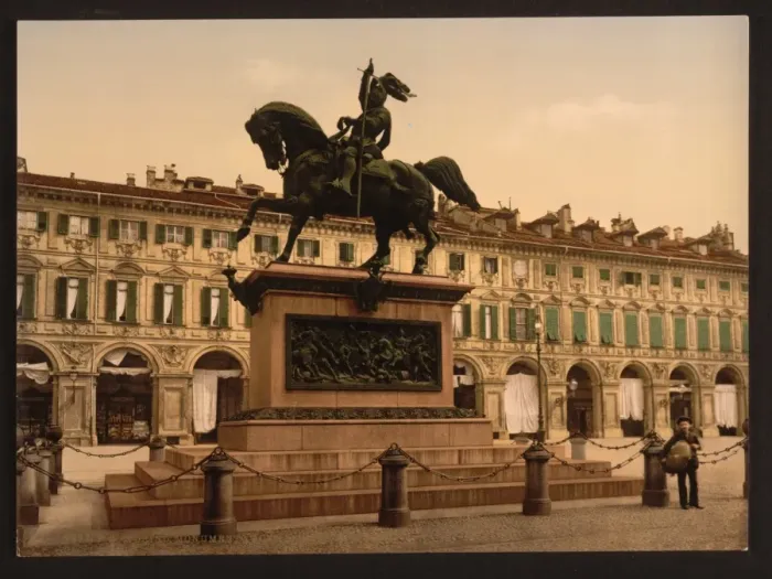 Framed Print : Monument of Emmanuel Fillibert, Turin, Italy Framed Print : Monument of Emmanuel Fillibert, Turin, Italy