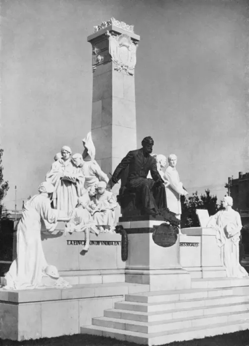 Framed Print : Monument to Jose Pedro Varela, Montevideo Framed Print : Monument to Jose Pedro Varela, Montevideo