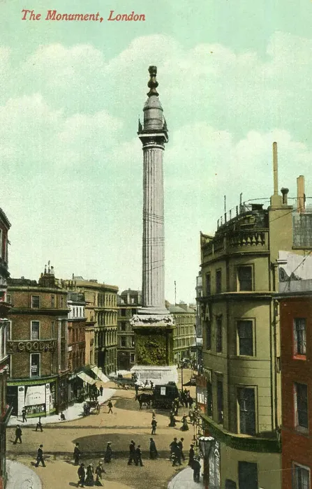 Framed Print : The Monument, London Framed Print : The Monument, London