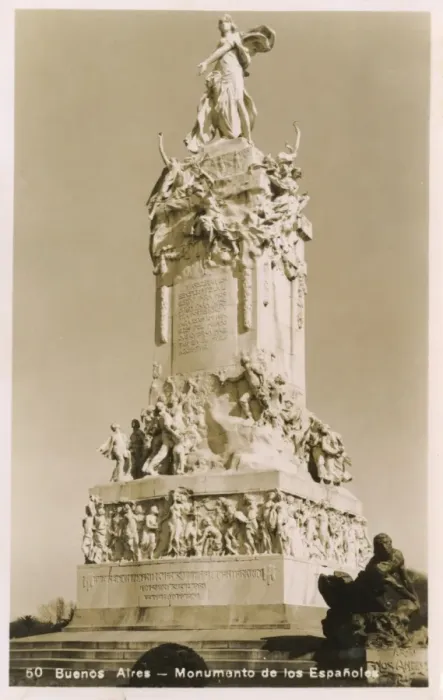 Framed Print : Monument to the Spanish - Buenos Aires, Argentina Framed Print : Monument to the Spanish - Buenos Aires, Argentina
