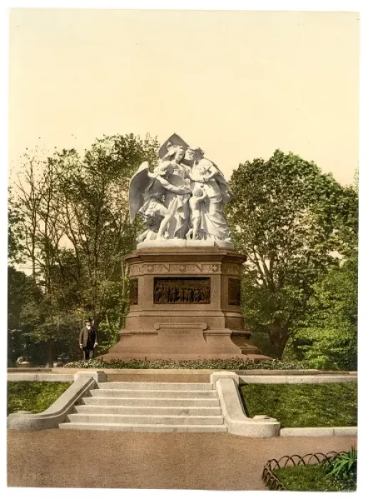 Framed Print : The Monument of Strasburg, Basle, Switzerland Framed Print : The Monument of Strasburg, Basle, Switzerland