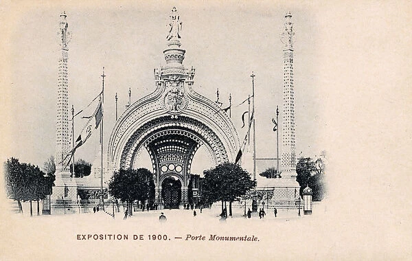 The Monumental Gate - Paris Exposition of 1900