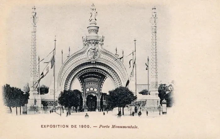 Framed Print : The Monumental Gate - Paris Exposition of 1900 Framed Print : The Monumental Gate - Paris Exposition of 1900