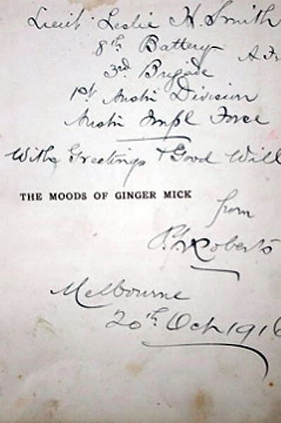 The Moods of Ginger Mick
