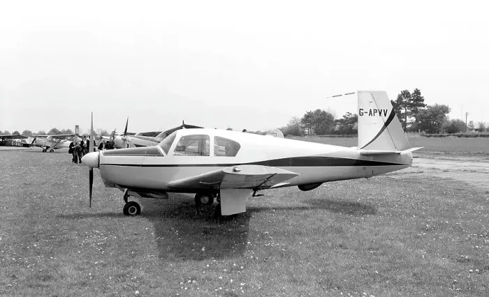 Framed Print : Mooney M.20A Mark 20 G-APVV Framed Print : Mooney M.20A Mark 20 G-APVV