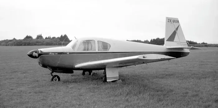 Framed Print : Mooney M.20A ZK-BUN Framed Print : Mooney M.20A ZK-BUN