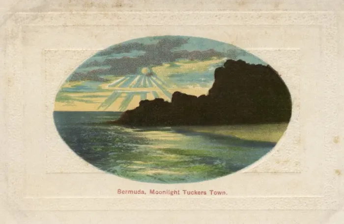 Framed Print : Moonlight over Tuckers Town, Bermuda Framed Print : Moonlight over Tuckers Town, Bermuda