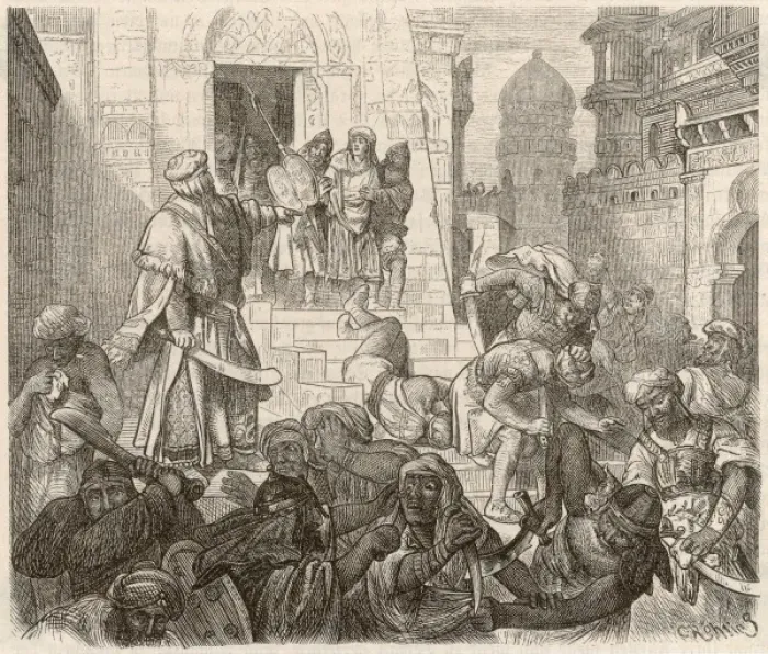 Framed Print : Moors in Spain / 1091 Framed Print : Moors in Spain / 1091