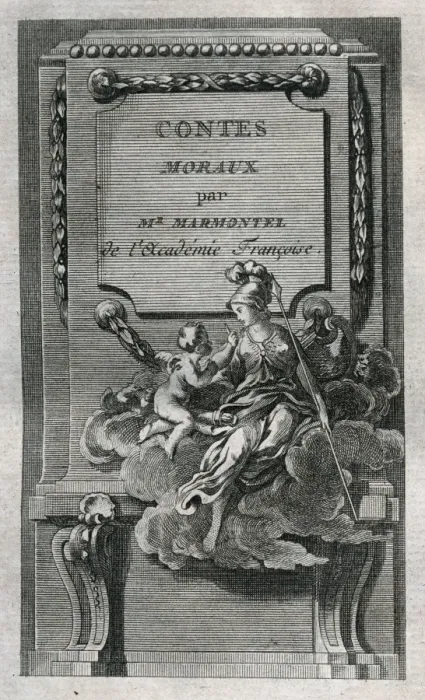 Framed Print : Moral Tales by Jean Francois Marmontel (1723-1799) Framed Print : Moral Tales by Jean Francois Marmontel (1723-1799)