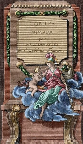 Moral Tales by Jean Francois Marmontel (1723-1799). Colored