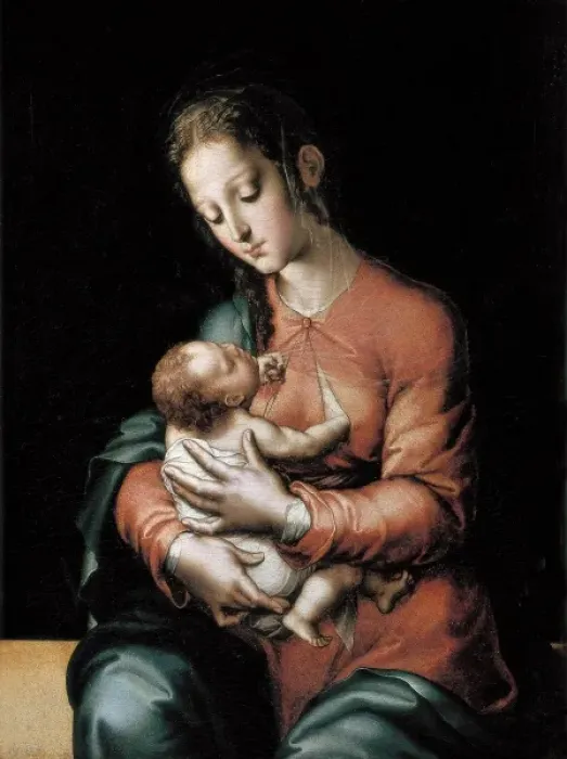 Framed Print : MORALES, Luѳde (1515-1586) Framed Print : MORALES, Luѳde (1515-1586)