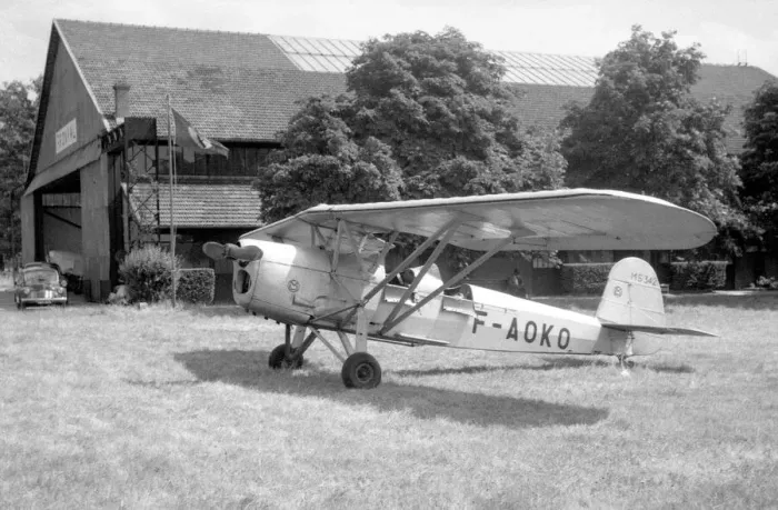 Framed Print : Morane-Saulnier MS. 342 F-AOKO Framed Print : Morane-Saulnier MS. 342 F-AOKO