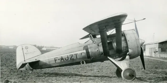 Framed Print : Morane-Saulnier MS222Bis, F-AJZT Framed Print : Morane-Saulnier MS222Bis, F-AJZT