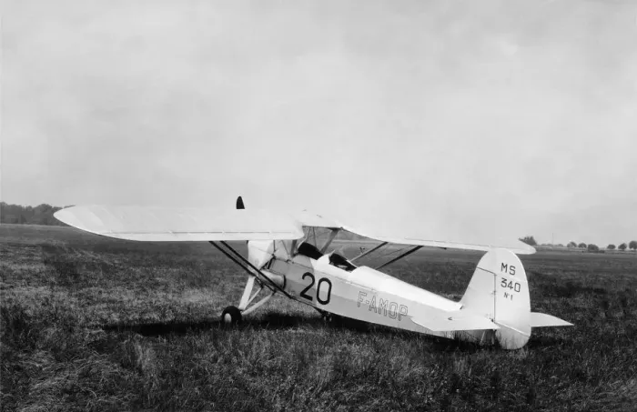 Framed Print : Morane-Soulnier Ms-340 No-1 Prototype Parked Framed Print : Morane-Soulnier Ms-340 No-1 Prototype Parked