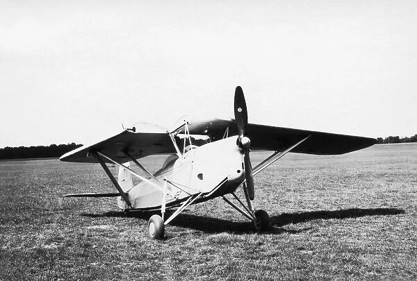 Morane-Soulnier Ms-341 Parked with One Wing Folded