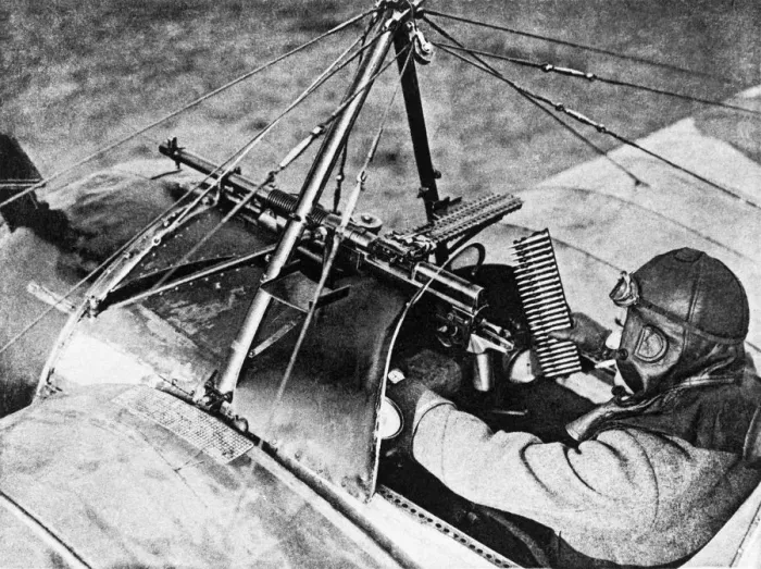 Framed Print : Morane-Soulnier Ms-5 Type N Bullet with Cockpit Mounted ?