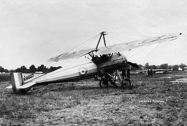 Morane-Soulnier Type La Parasol During WW1 Parked