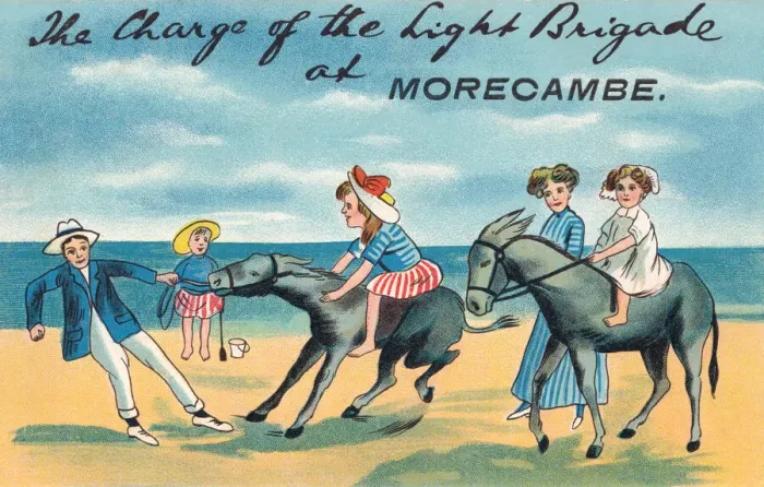 Framed Print : Morecambe. The Charge of the Light Brigade at Morecambe Framed Print : Morecambe. The Charge of the Light Brigade at Morecambe