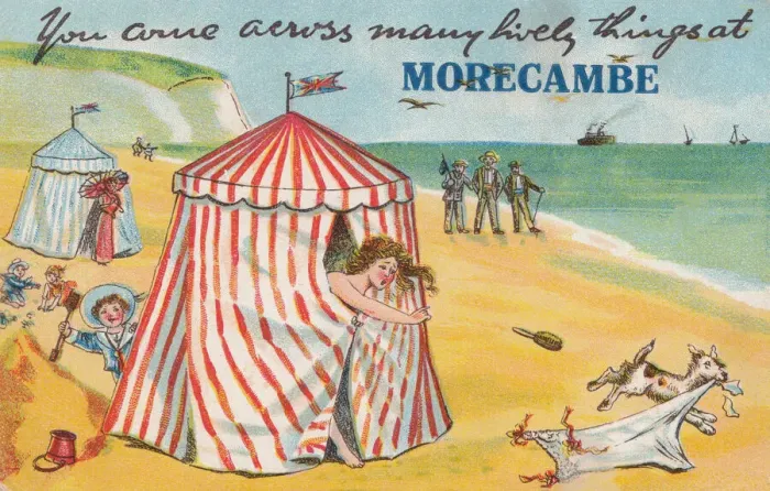 Framed Print : Morecambe. You come across many lively things at Morecambe Framed Print : Morecambe. You come across many lively things at Morecambe
