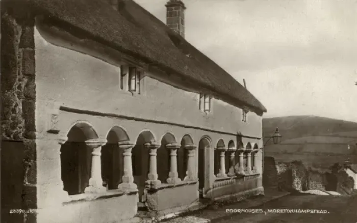 Framed Print : Moretonhampstead Almshouses, Devon Framed Print : Moretonhampstead Almshouses, Devon
