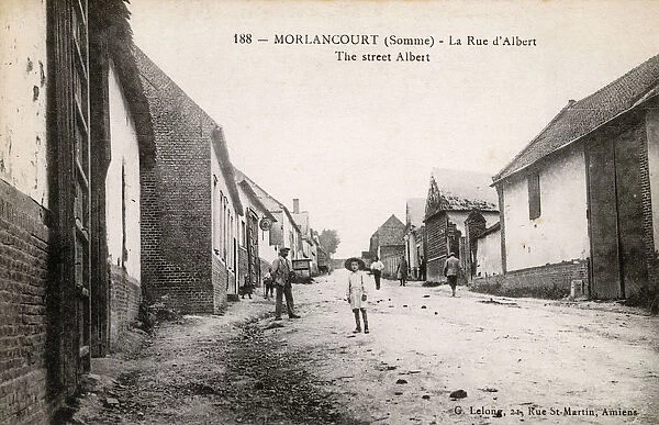 Morlancourt (Somme), France - The Main Square