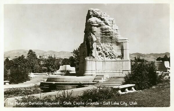 Mormon Battalion Monument - Salt Lake City, Utah, USA