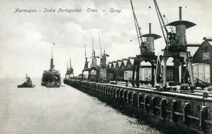 Framed Print : Mormugao, Goa, India - The Quay Framed Print : Mormugao, Goa, India - The Quay