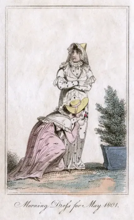 Framed Print : Morning Dress 1801 Framed Print : Morning Dress 1801