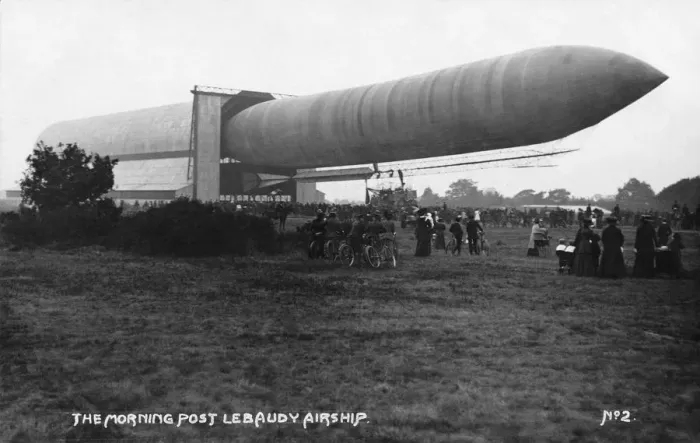 Framed Print : The Morning Post Lebaudy Airship Framed Print : The Morning Post Lebaudy Airship