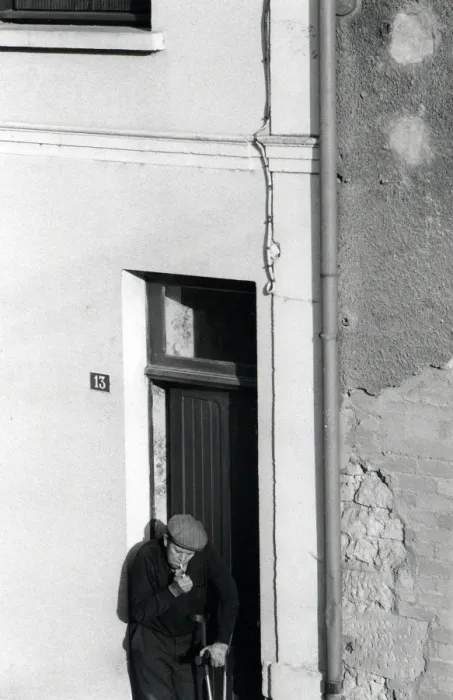 Framed Print : Morning smoker, France Framed Print : Morning smoker, France