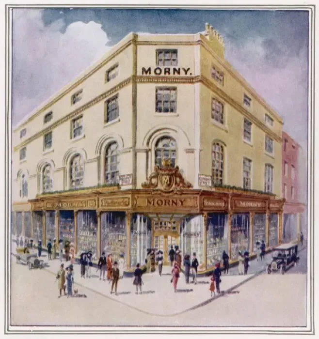 Framed Print : Morny Perfumery / London Framed Print : Morny Perfumery / London