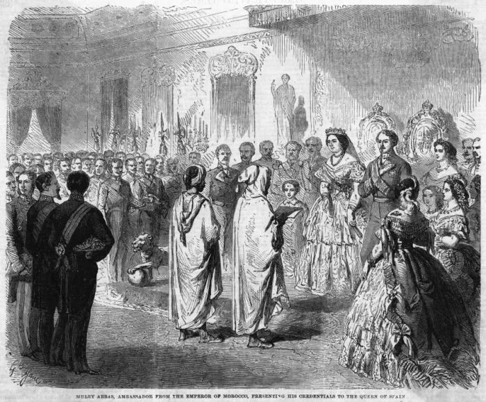 Framed Print : Moroccan Delegates Framed Print : Moroccan Delegates