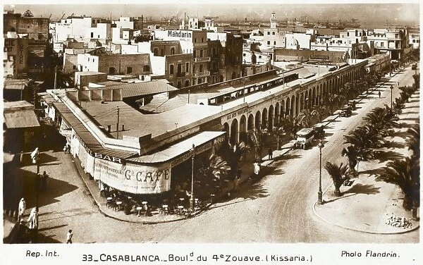 Morocco - Casablanca - Boulevard du 4e Zouave (Kissaria)