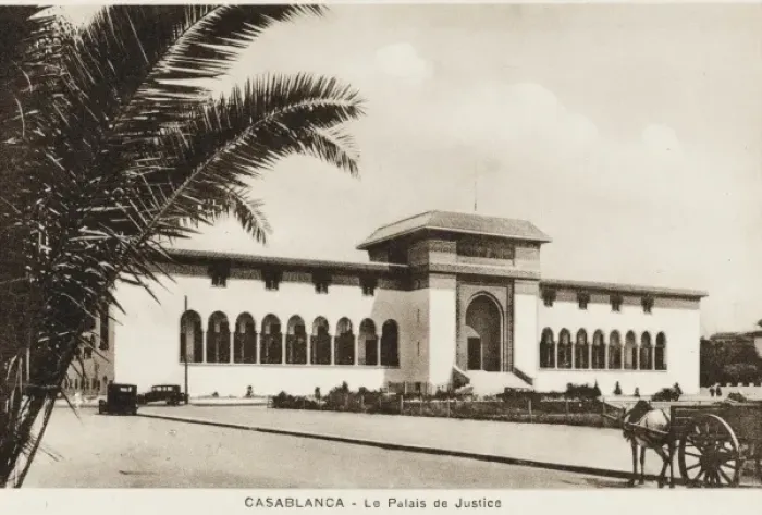 Framed Print : Morocco, Casablanca - The Palace of Justice Framed Print : Morocco, Casablanca - The Palace of Justice
