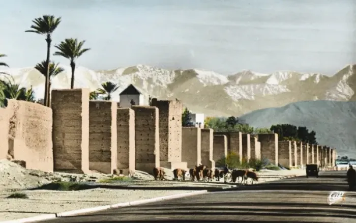 Framed Print : Morocco - Marrakesh - Ramparts Framed Print : Morocco - Marrakesh - Ramparts