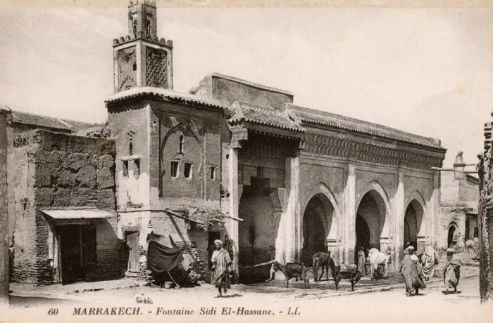 Framed Print : Morocco - Marrakesh - The Sidi El-Hassane Fountain Framed Print : Morocco - Marrakesh - The Sidi El-Hassane Fountain